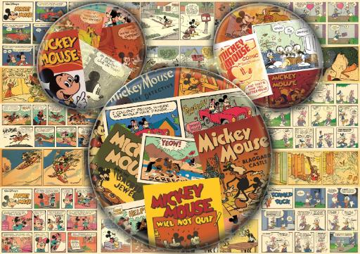 [Trefl-10904] Comic Mickey Mouse - Disney Mickey Mouse and Friends (1000pc)