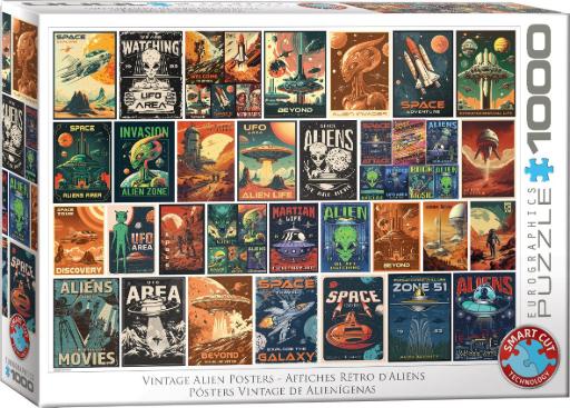 [Eurographics-6000-5927] Alien Invasion Collage (1000pc)