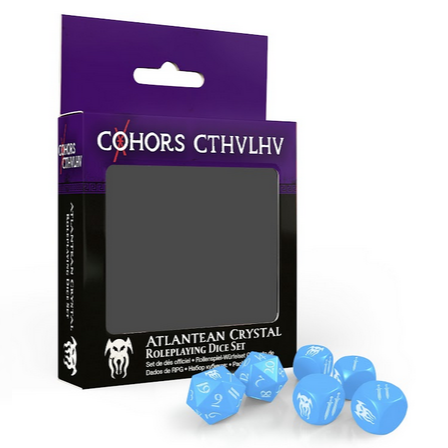 [MUH0860122] Cohors Cthulhu RPG Atlantean Crystal Dice Pack