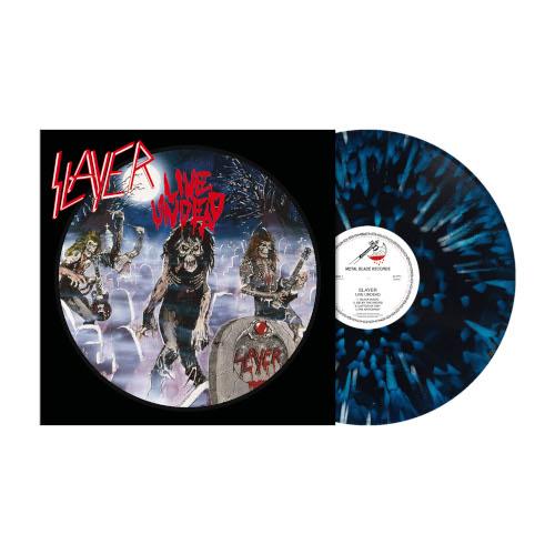 [157897] Live Undead (LP Blue/white/black Splatter)